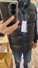 雅鹿羽絨馬甲男士冬季短款時(shí)尚亮面可脫卸帽休閑外套 黑色 180  曬單實(shí)拍圖