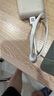 品勝[新升級]蘋(píng)果數據線(xiàn)快充充電線(xiàn) 適用iPhone14promax/13/12/11/8/Xs手機平板iPad車(chē)載USB充電器線(xiàn) 【云初白0.5m】2.4A大電流|編織抗折斷 曬單實(shí)拍圖