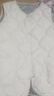 秋冬輕薄上衣棉馬甲背心寬松新款大碼女裝保暖外穿顯瘦內搭馬夾女 米白色 【條紋內里】 3XL 【建議110-125斤】 曬單實(shí)拍圖
