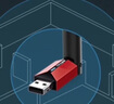 普聯(lián)（TP-LINK） WiFi6免驅(qū) usb無線網(wǎng)卡 外置高增益天線 臺式機筆記本電腦wifi接收器 AX300發(fā)射器 XDN6000H 曬單實拍圖