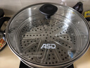 愛(ài)仕達（ASD）蒸鍋雙層不銹鋼蒸鍋 家用燉蒸煮一體湯鍋 30CM大容量蒸籠QVL1530 曬單實(shí)拍圖