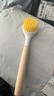 倩揮長(cháng)柄洗鍋刷木柄洗鍋刷子多功能清潔刷廚房灶臺去污刷鍋碟碗刷 1個(gè)裝 曬單實(shí)拍圖