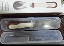 樂(lè )扣樂(lè )扣寶寶勺子自主進(jìn)食元寶勺316不銹鋼學(xué)吃飯訓練勺1歲兒童餐具 曬單實(shí)拍圖
