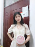 chongsukei小&ck小眾女生鏈條小圓包2025新款春夏感單肩斜挎小包送女友 粉色+專(zhuān)柜套裝禮盒 曬單實(shí)拍圖