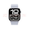 Apple/蘋果 Watch Series 10 智能手表GPS款42毫米銀色鋁金屬表殼青云色回環(huán)式運(yùn)動(dòng)表帶MX1L3CH/B 曬單實(shí)拍圖