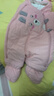 迪士尼（Disney）品牌新生兒冬季羽絨棉連體衣嬰兒外出服棉衣套裝寶寶包腳保暖抱衣 粉色小熊 80cm 80建議6-10個(gè)月 曬單實(shí)拍圖