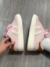 韓版小眾條紋板鞋女ins潮2025秋季新款透氣百搭運動(dòng)休閑小白鞋 粉色【送運費險】 35 【標準尺碼】 曬單實(shí)拍圖