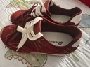 百麗酥心糖女鞋復古歪頭德訓阿甘鞋25新款運動(dòng)休閑鞋JD011CM5 紅色 36 曬單實(shí)拍圖