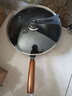 京嚴炒鍋章丘款鐵鍋無涂層炒菜不粘鍋家用精鐵鍋具燃氣電磁爐用已開鍋 【通用款】正宗老式鐵鍋+蓋+鏟 32cm 百年工藝｜傳統(tǒng)鐵鍋｜健康不沾 曬單實拍圖