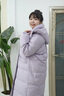 雪中飛長(cháng)款羽絨服女2025冬季新款寬松大碼時(shí)尚保暖90絨連帽外套淺紫色M 曬單實(shí)拍圖