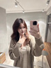 妍莉芬（yanlifen）休閑褲女針織衣服套裝2025年新款韓系時(shí)尚秋裝搭配一整套女裝褲子 開(kāi)衫+內搭+褲子【三件套】 L /55/60kg 曬單實(shí)拍圖