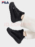 FILA 斐樂(lè )官方女鞋復古運動(dòng)鞋2025冬季新款中幫加絨滿(mǎn)天星休閑鞋 黑-BK 38.5 曬單實(shí)拍圖