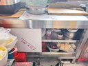 華宇天地不銹鋼工作臺廚房操作臺儲物柜商用切菜工作臺單通0.8*0.5*0.8m 曬單實(shí)拍圖