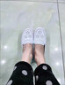 永高哥真皮護士鞋女秋季透氣防臭不累腳厚底內增高6CM7小白鞋醫護樂(lè )福鞋 AG2271白蘭(內增高)7CM 38 曬單實(shí)拍圖