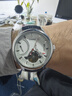 時(shí)光一百（TIME100）機械表國潮輕奢復古男士手表多功能飛輪機芯能量顯示皮帶商務(wù)男表 鋼色 曬單實(shí)拍圖