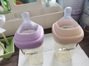 HEGEN海格恩奶嘴嬰兒偏中心奶嘴設計超軟硅膠仿母乳防脹氣2段奶嘴2個(gè)裝 曬單實(shí)拍圖