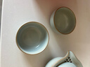 雅瓷汝窯茶具套裝手抓壺泡茶壺辦公室一壺二杯旅行出差小隱 汝窯小隱茶側 3件 曬單實(shí)拍圖