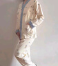 婧麒（JOYNCLEON）月子服純棉春秋孕婦可哺乳睡衣產(chǎn)前產(chǎn)后透氣舒適 藍XL Jyz154235 曬單實(shí)拍圖