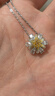 施華洛世奇（SWAROVSKI）IDYLLIA 璀璨太陽(yáng)花女士項鏈女生日禮物女5679939 曬單實(shí)拍圖