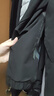 花花公子（PLAYBOY）夾克男沖鋒外套男裝秋冬季男士休閑連帽工裝潮牌上衣服 黑色- 4XL 曬單實(shí)拍圖
