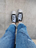 匡威（Converse）男女 ALL STAR常青款 高幫帆布情侶休閑鞋 101010 37.5碼US5碼 曬單實(shí)拍圖