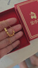 金小貅足金999小方糖吊墜黃金亮面笑臉項鏈女款轉運珠時(shí)尚甜美送禮物女 0.8g,八方來(lái)財 配黃色合金鏈 曬單實(shí)拍圖