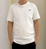 耐克（NIKE）男子運動(dòng)T恤夏季簡(jiǎn)約舒適純棉圓領(lǐng)運動(dòng)服BV0508-100 白  XL  曬單實(shí)拍圖