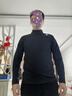 迪桑特（DESCENTE）TRAINING綜訓(xùn)訓(xùn)練運(yùn)動(dòng)健身男士吸濕速干長(zhǎng)袖針織衫 BK-黑色 L (175/96A) 曬單實(shí)拍圖