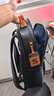 新秀麗（Samsonite）男士雙肩包14英寸大容量商務(wù)背包牛皮電腦包旅行包生日禮物 TM0 曬單實(shí)拍圖