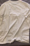 京東京造【10A抗菌T】長(cháng)袖t恤男衛衣打底衫衣服白小T男裝 白色 L 曬單實(shí)拍圖