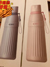 希樂(lè)保溫杯大容量316不銹鋼水杯男女士戶外便攜車載學(xué)生直飲吸管杯子 曬單實(shí)拍圖
