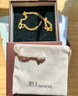 周生生十字扣圈黃金項(xiàng)鏈 百搭足金素鏈鎖骨鏈 95483N計(jì)價(jià) 45厘米3.35克 曬單實(shí)拍圖