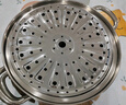 九陽(yáng)（Joyoung）304不銹鋼蒸鍋加高拱蓋大容量可蒸魚(yú)蒸饅頭包子爐灶通用30cm 曬單實(shí)拍圖