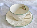 Wedgwood[11.11保價(jià)]歡愉假日咖啡杯碟陶瓷茶杯碟高顏值杯碟情侶杯 歡愉假日樹(shù)莓杯碟1個(gè)220ml 曬單實(shí)拍圖