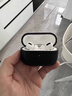 Eary【真牛皮1：1手工】AirPodsPro3保護套蘋(píng)果三代無(wú)線(xiàn)藍牙耳機保護盒全包磁吸充電高端級25新款耐磨 【黑色】真牛皮/植絨內膽/全包防摔 曬單實(shí)拍圖