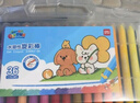 得力（deli）36色水溶性油畫(huà)棒可水洗不臟手蠟筆炫彩棒套裝幼兒畫(huà)畫(huà)兒童彩繪涂色美術(shù)禮物學(xué)生開(kāi)學(xué)禮物 曬單實(shí)拍圖