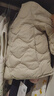 雅鹿童裝寶寶羽絨服輕薄款女童冬1-3歲小童2025新款A(yù)類中大童學(xué)生校服內(nèi)膽 米白色 100 （A類） 曬單實拍圖