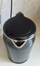 美的（Midea）電熱水壺開(kāi)水壺1.7L大容量0涂層燒水壺304不銹鋼雙層防燙無(wú)縫內膽快速燒水 MK-SH17M301C 曬單實(shí)拍圖