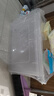 禧天龍塑料衣物收納箱書(shū)籍儲物箱65L 透明  1個(gè)裝 不帶輪 曬單實(shí)拍圖