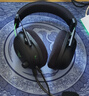 雷蛇（Razer）旋風(fēng)黑鯊V2 有線(xiàn)頭戴式電競游戲耳機耳麥 被動(dòng)降噪 USB游戲聲卡 三角洲EQ調節 CSGO 吃雞耳機  曬單實(shí)拍圖