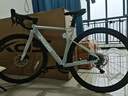 喜德盛公路自行車(chē)2025款AD300油碟UCI車(chē)架2x10速中空一體牙盤(pán)桶軸破風(fēng)車(chē) 奶油黃/白 480mm 曬單實(shí)拍圖