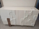 匠吉軒（JIANGJIXUAN）輕奢入戶(hù)門(mén)隔斷裝飾柜玄關(guān)柜現代簡(jiǎn)約實(shí)木餐邊柜客廳大容量?jì)ξ锕? 1.2米餐邊柜 曬單實(shí)拍圖