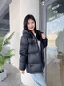 駱駝?dòng)鸾q服防潑水鴨絨男女加厚戶(hù)外防寒冬季面包服 黑色 男女同款,7674B XL 曬單實(shí)拍圖