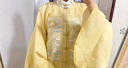 重回漢唐溶溶月豎領(lǐng)對襟襖馬面裙套裝原創(chuàng  )明制漢服女款秋冬款 淺黃色豎領(lǐng)對襟襖/預售 付款45天 L 曬單實(shí)拍圖