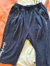 暇步士（Hush Puppies）童裝兒童女童夏裝新款吸濕透氣親膚易干時(shí)尚休閑潮七分褲 藏藍 130 cm 曬單實(shí)拍圖