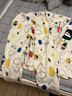 貓人情侶睡衣女士秋冬天蠟筆小新純棉25年新品長(cháng)袖套裝大碼男家居服 曬單實(shí)拍圖