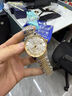 勞力士王子原裝進(jìn)口手表瑞士正品男士全自動(dòng)機械表防水夜光時(shí)尚男表送禮物 間金白面 42mm 曬單實(shí)拍圖