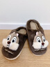 樸西冬季保暖室內兒童棉拖鞋萌趣可愛(ài)居家舒棉絨親子成人毛絨防滑棉拖 奇奇 35-36 (230mm) 曬單實(shí)拍圖