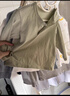 babylove嬰兒T恤春秋款純棉長(cháng)袖上衣男女寶寶百搭打底衫春季內搭 梅子青 90 cm 曬單實(shí)拍圖