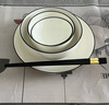 友來(lái)福陶瓷餐具組合碗盤(pán)餐具套裝碗筷套裝碗盤(pán)餐具簡(jiǎn)約碗筷喬遷禮物禮盒 黑邊系列6件套（一人食） 曬單實(shí)拍圖